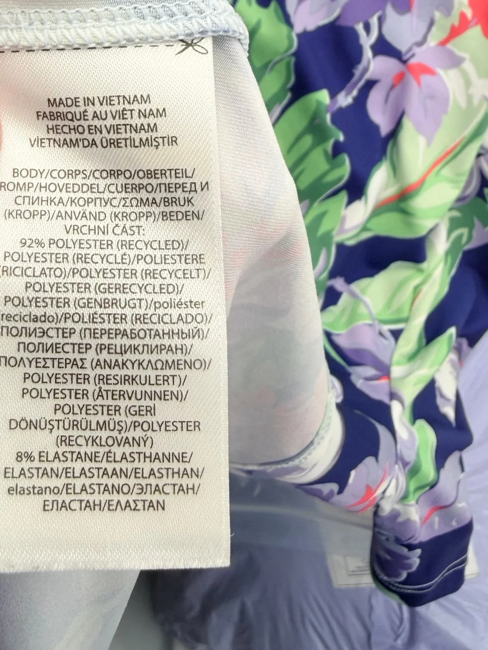 RLX Ralph Lauren Golf Polo Men’s L Navy Tropical Floral Performance Shirt